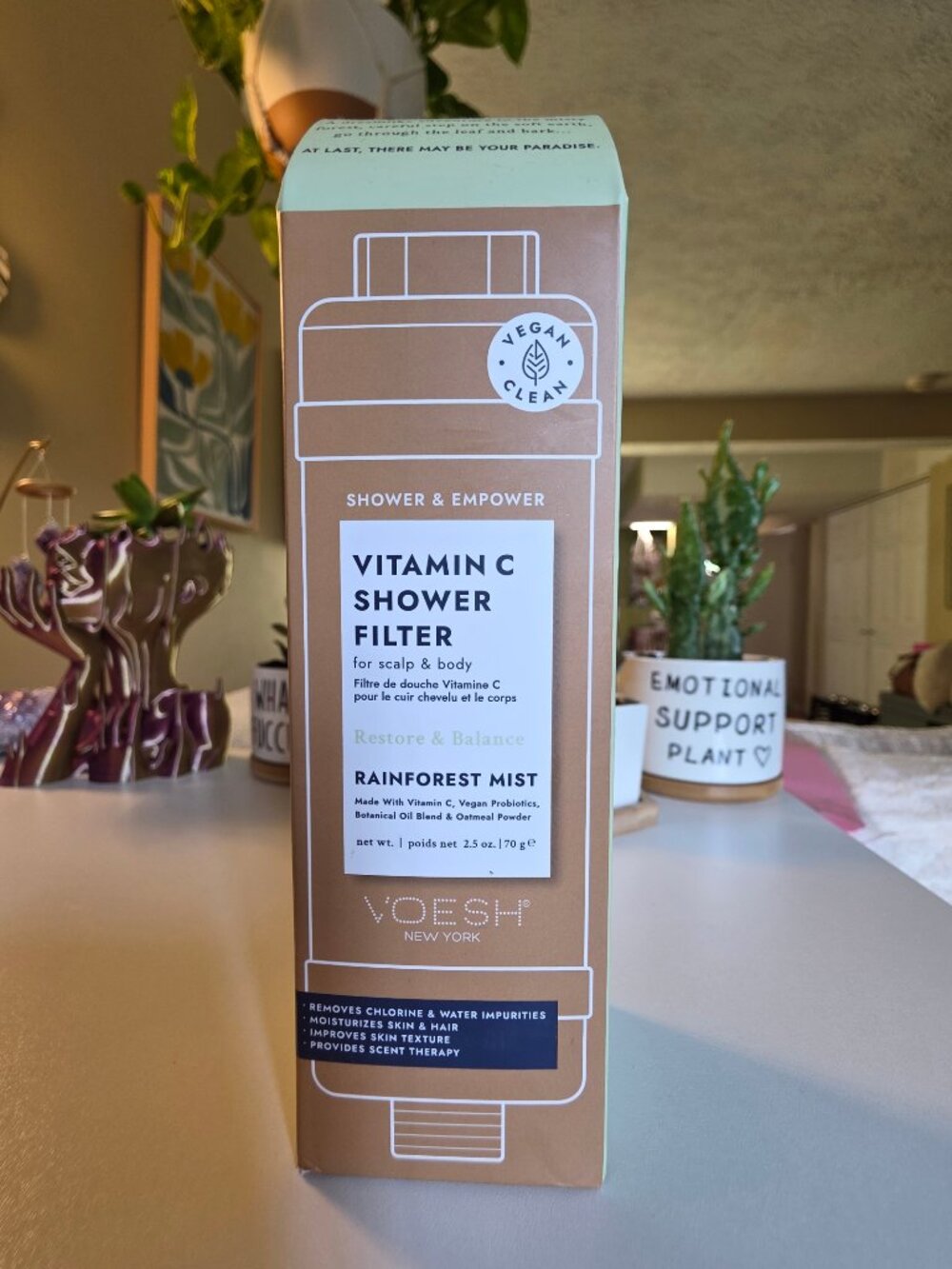 Voesh New York Vitamin C Aromatherapy Shower Filter in Rainforest Scent